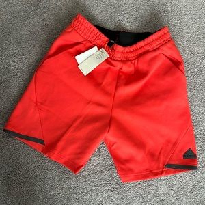NWT adidas fleece cotton poly 7” short
